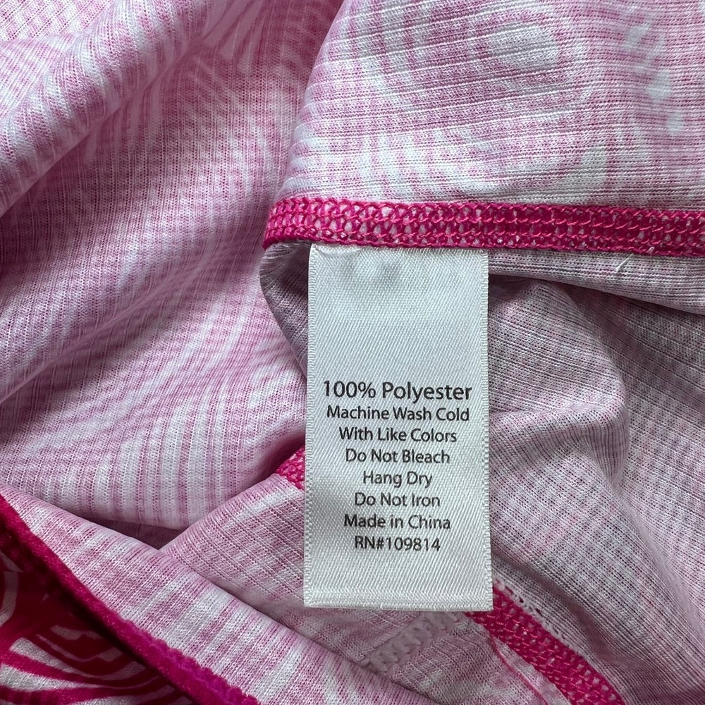 Canari Cycling Jersey Womens XL Pink Purple Swirl Floral Sleeveless Full Zip - Picture 4 of 10